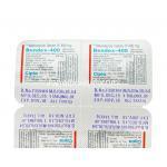 ベンデックス-400, アルベンザジェネリック,アルベンダゾール 400mg チュアブル錠 シート情